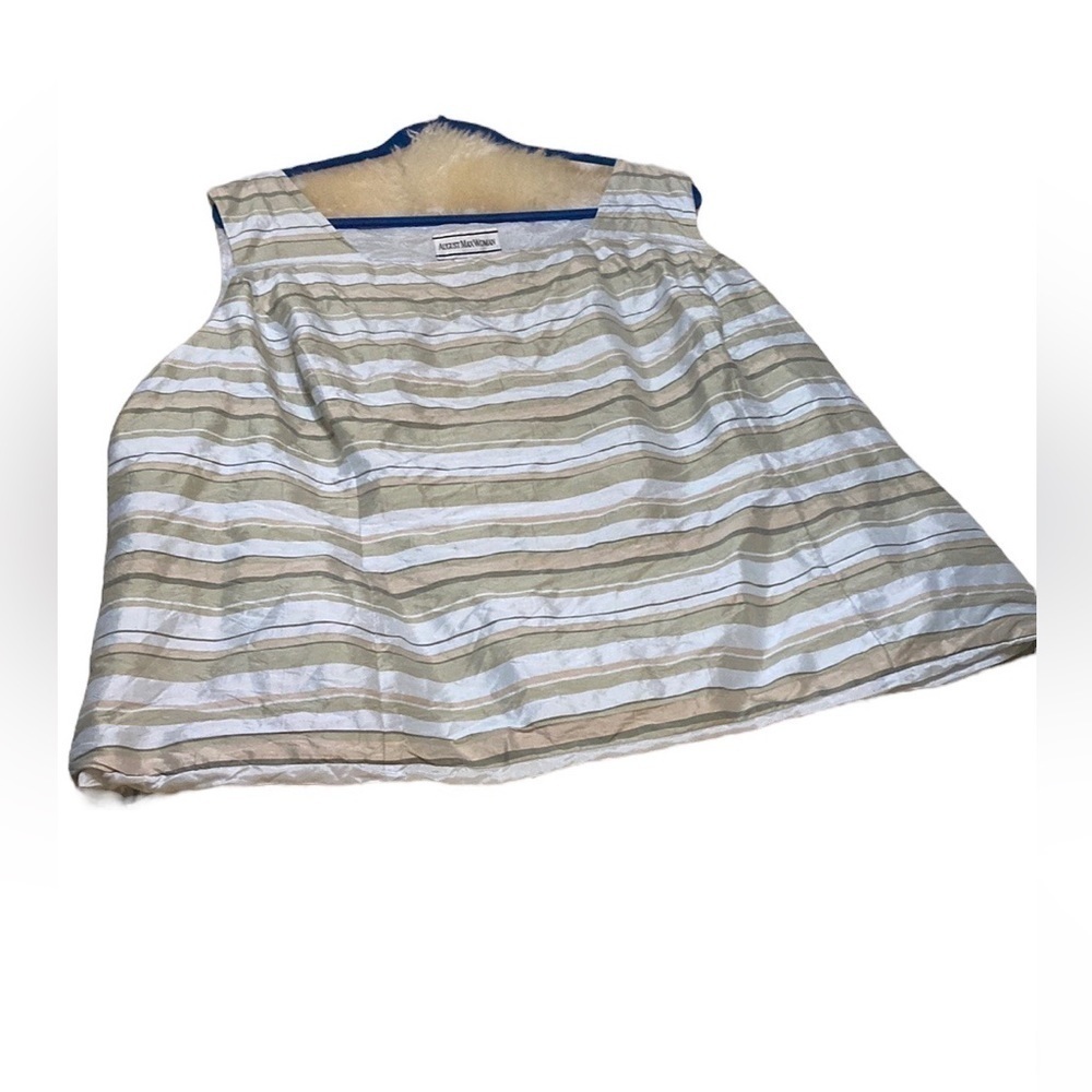 August max women silk tank size 26 w